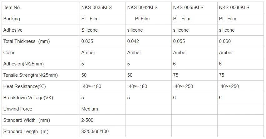 High-Temperature Polyimide Resistant Silicone Adhesive Tape for Masking Soldering