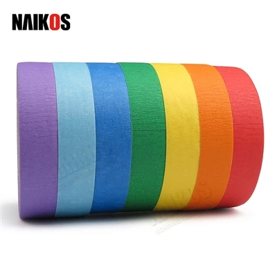 ประวัติและวัสดุของเทปกาวสีสันสดใส